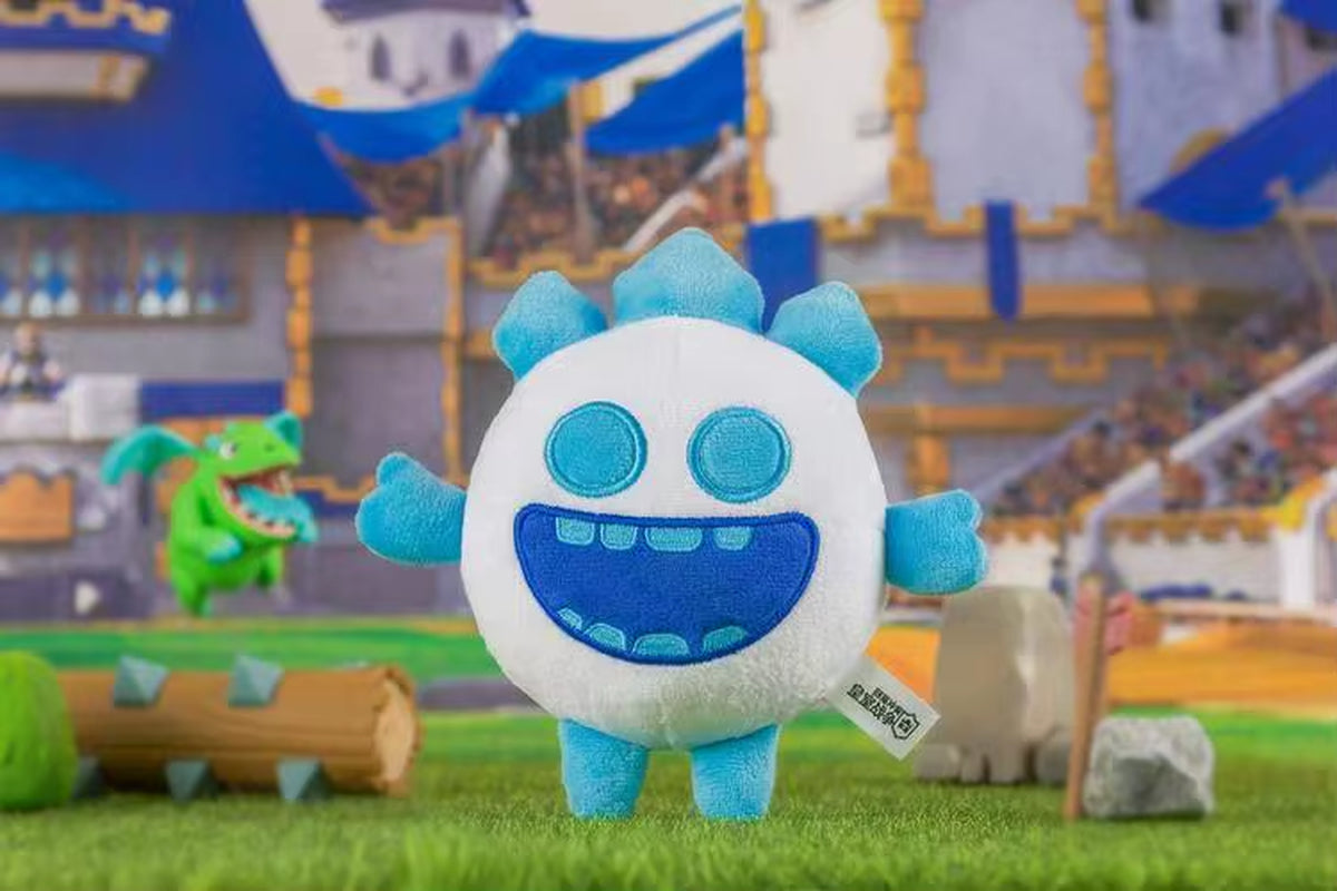 100% Original Supercell Plush Toy Clash Royale 10Cm Heal Spirit and Ice Spirit Plush Toy Cute Game Character Collection Toy