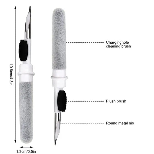 Bluetooth Earbuds Cleaning Pen for Air-Pods, Air-Pods Pro 1 2, Portable 3 in 1 Wireless Earphone Case Cleaning Tools Kit Cleaning Brush
