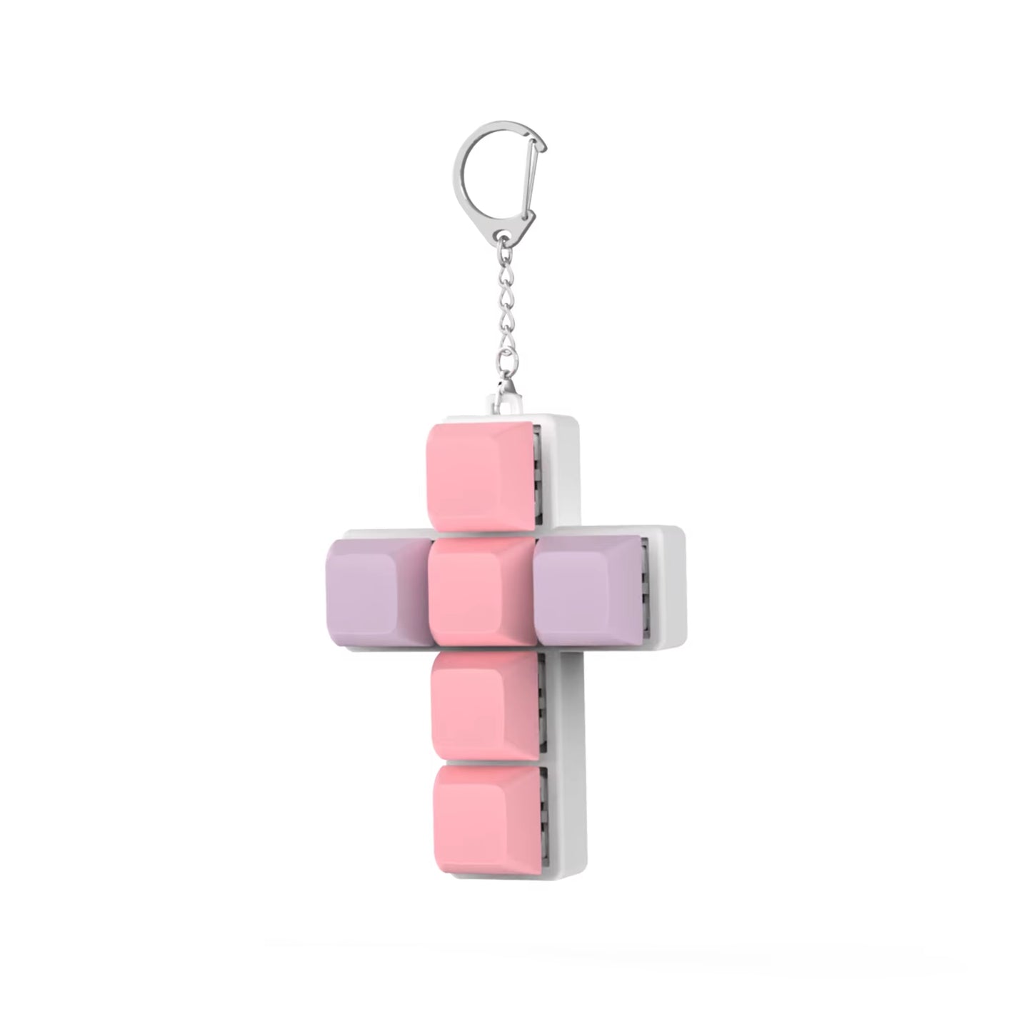 Keyboard Key Toy Party Stress Relief DIY Fidget Button Keycap Fidget Keychain Keyboard Keychain Toys Finger Keyboard Caps Toy