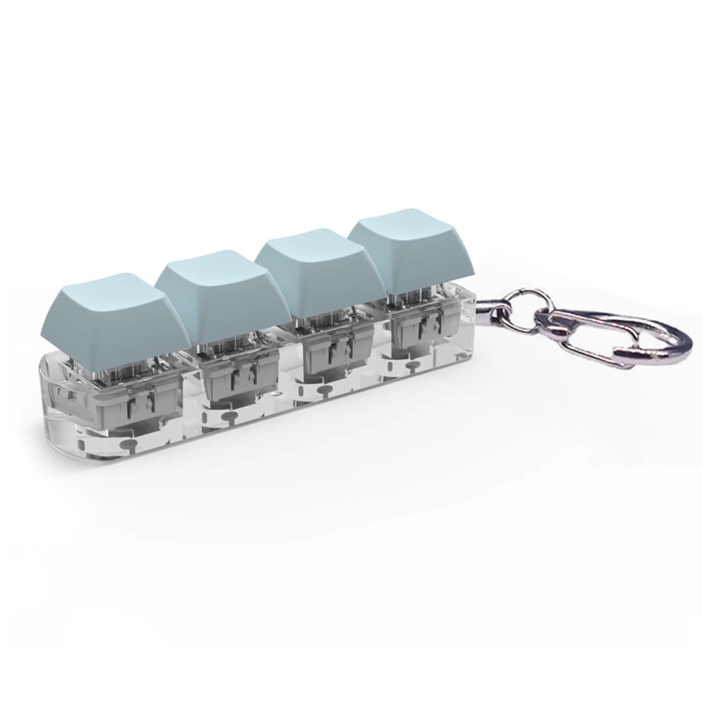 Keyboard Key Toy Party Stress Relief DIY Fidget Button Keycap Fidget Keychain Keyboard Keychain Toys Finger Keyboard Caps Toy
