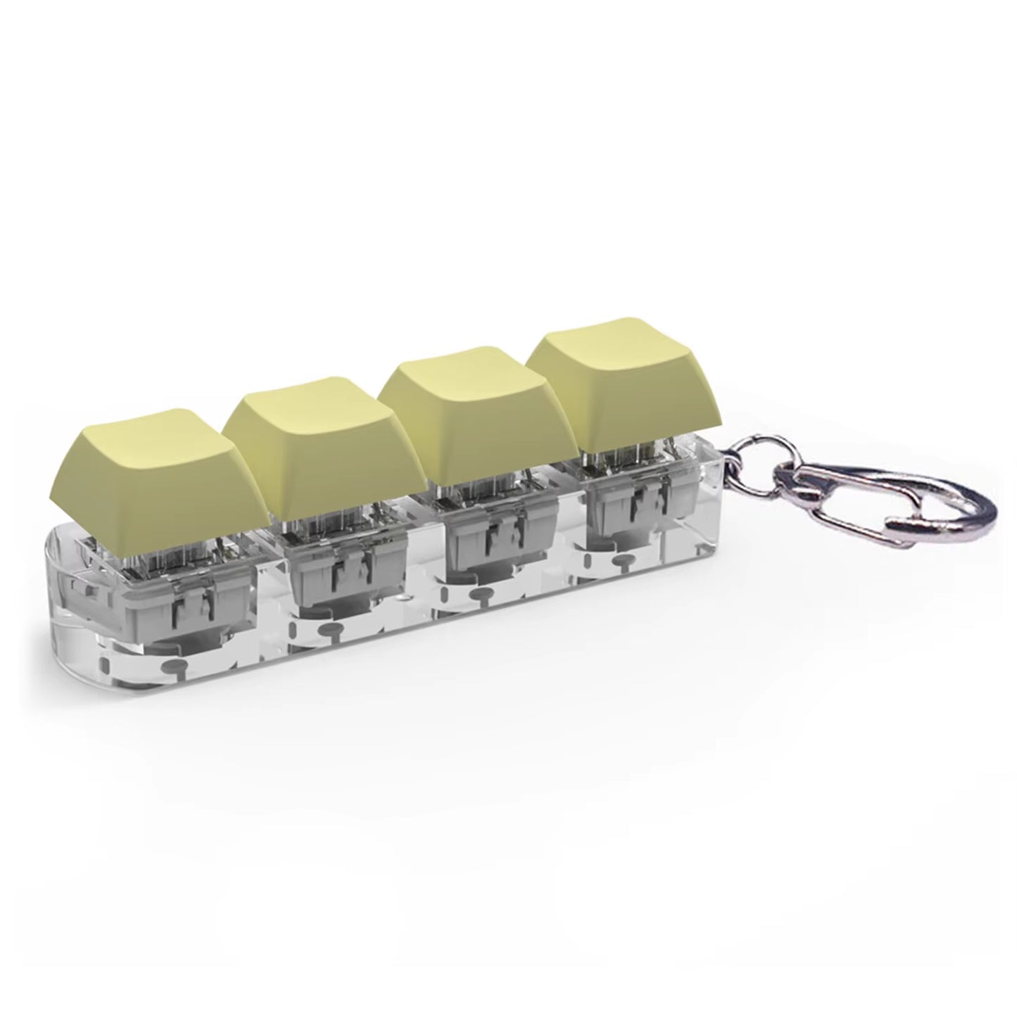Keyboard Key Toy Party Stress Relief DIY Fidget Button Keycap Fidget Keychain Keyboard Keychain Toys Finger Keyboard Caps Toy