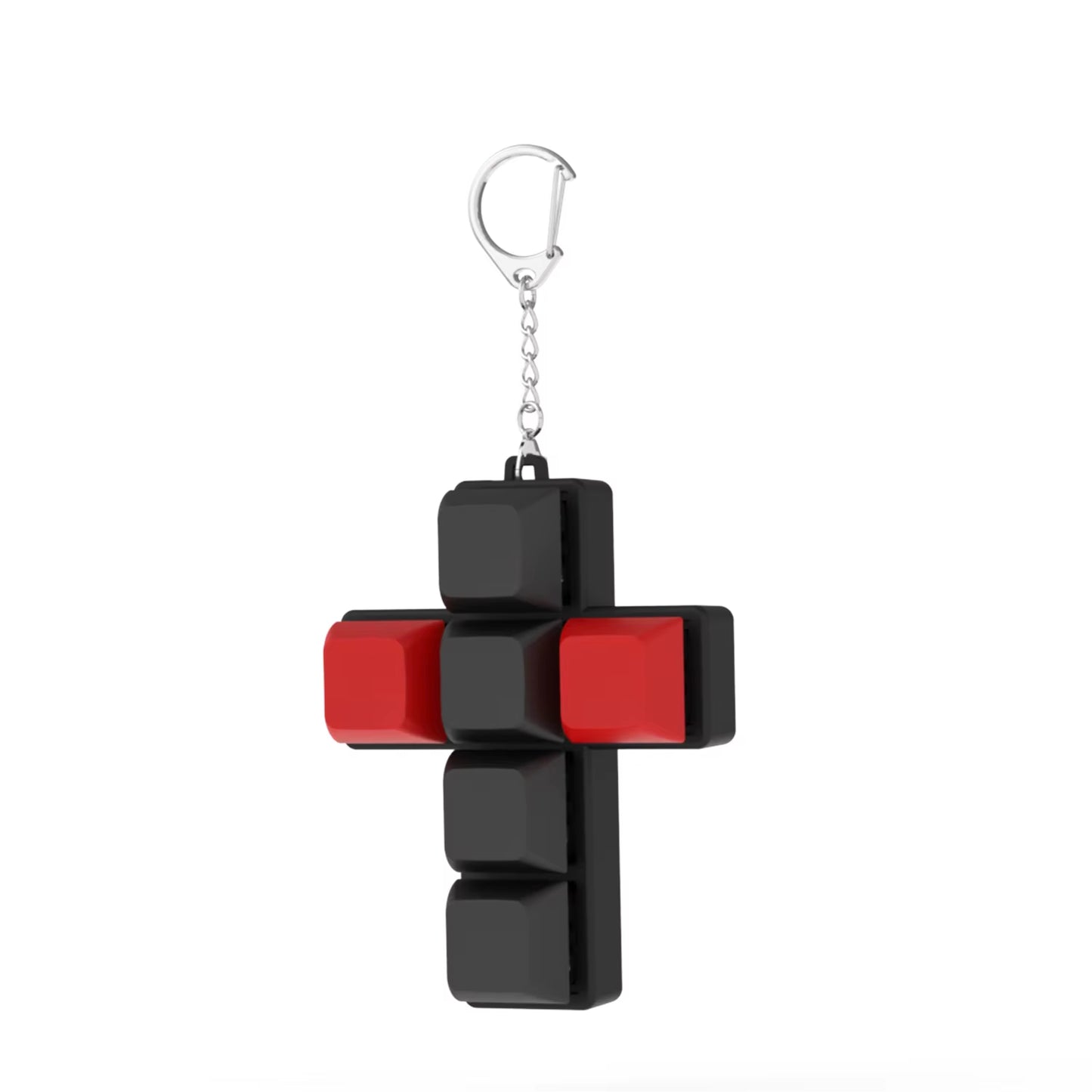 Keyboard Key Toy Party Stress Relief DIY Fidget Button Keycap Fidget Keychain Keyboard Keychain Toys Finger Keyboard Caps Toy