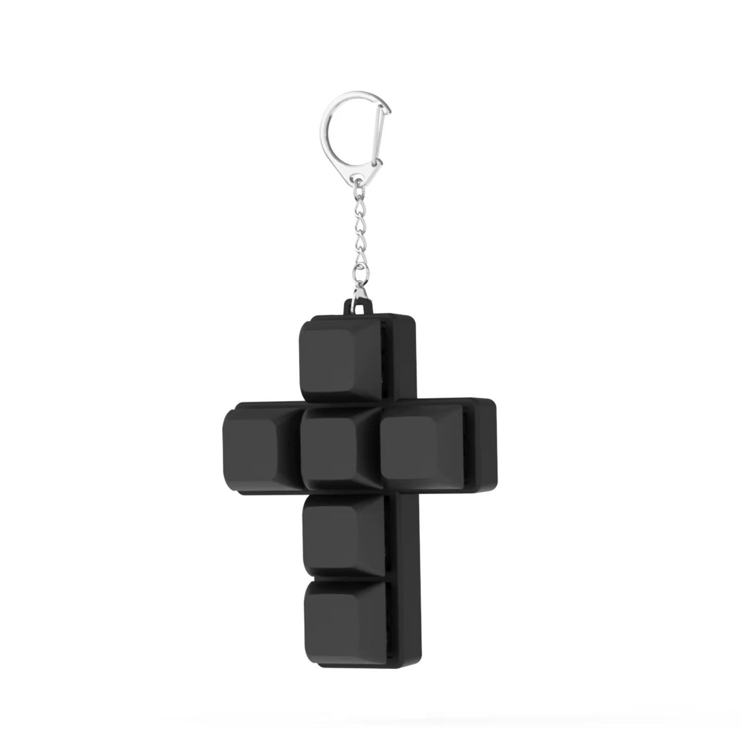 Keyboard Key Toy Party Stress Relief DIY Fidget Button Keycap Fidget Keychain Keyboard Keychain Toys Finger Keyboard Caps Toy