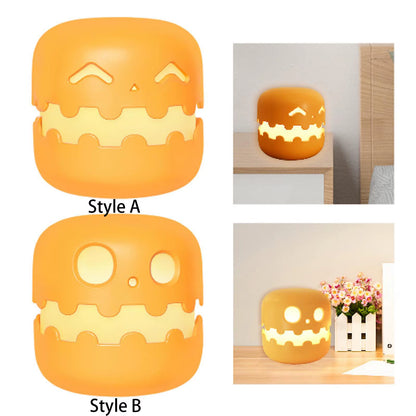 Halloween Pumpkin Lights Ornaments Nursery Night Light for Kids Mini Pumpkin LED Lantern for Party Yard Holiday Halloween Decor