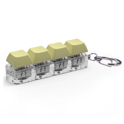 Keyboard Key Toy Party Stress Relief DIY Fidget Button Keycap Fidget Keychain Keyboard Keychain Toys Finger Keyboard Caps Toy