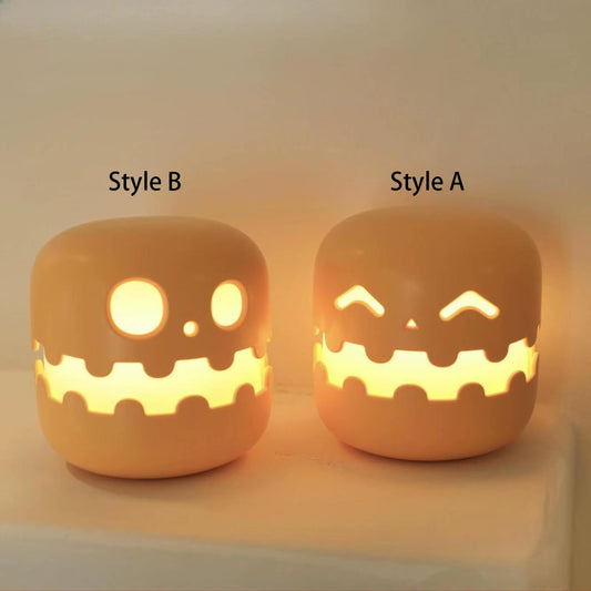 Halloween Pumpkin Lights Ornaments Nursery Night Light for Kids Mini Pumpkin LED Lantern for Party Yard Holiday Halloween Decor