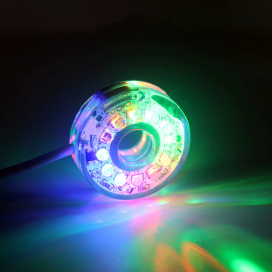 RGB Led Fish Tank Light Aquarium Light Fishing Light Waterproof Underwater Light LED Ocean Light Fountain Decor Diving Light